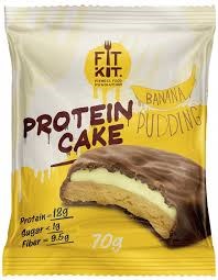Protein cake "Банановый пудинг" FitKit gid://shopify/Product/5408957661344 - фото 5761