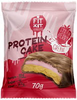 Protein cake "Клубника со сливками" FitKit gid://shopify/Product/5408957759648