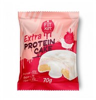 Protein WHITE EXTRA cake "Малина-йогурт" FitKit